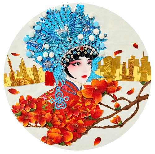 365英国官网获一等奖作品(林梓芬:花绽粤韵迎湾梦).jpg 365英国官网获一等奖作品(林梓芬:花绽粤韵迎湾梦).jpg